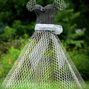 'Cinderella' by Arabella Tattershall, sweetly seduces with unusual metal materials that include barbed wire. Image courtesy of the artist.